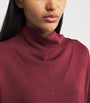 Varley Burgundy Cowl-Neck Betsy Sweatshirt