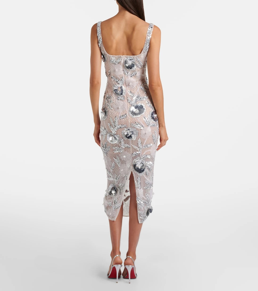 Rachel Gilbert - Pierre embellished midi dress
