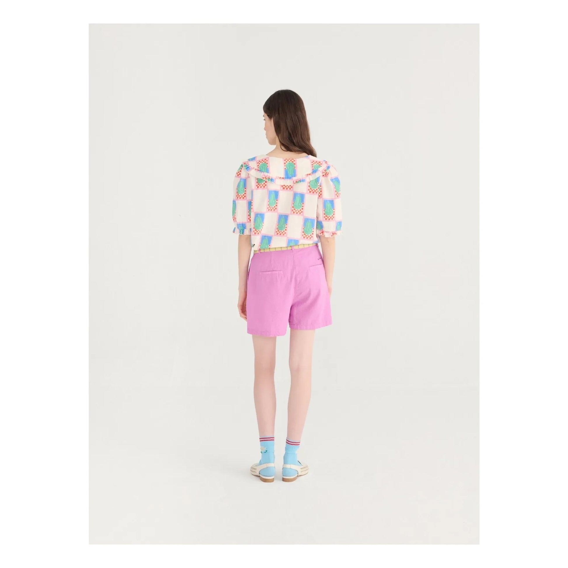 Bobo Choses - Pear Cotton Shirt | Cream