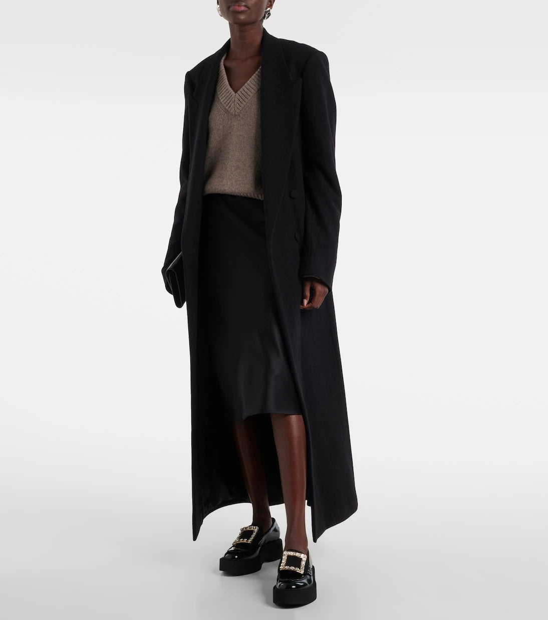 Roger Vivier - حذاء لوفرز فيف رينجرز بلاتفورم مرصع