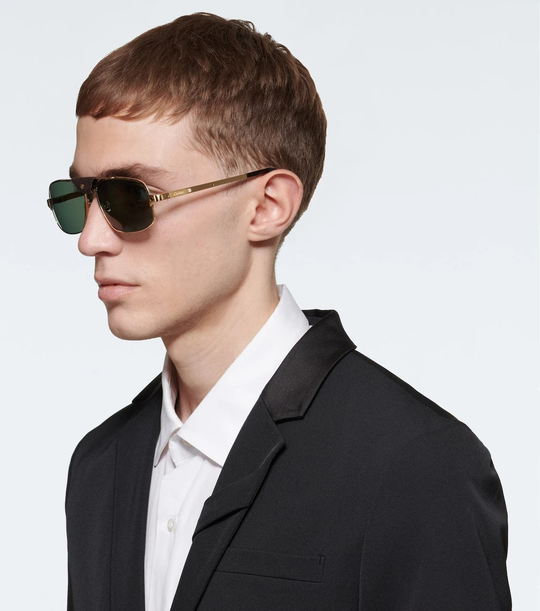 Cartier Eyewear Collection - Rectangle-frame acetate sunglasses