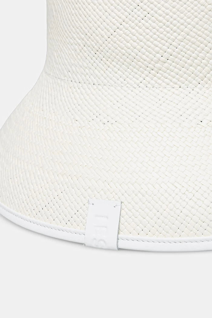 LE SH KA headwear Beyaz Bucket Şapka