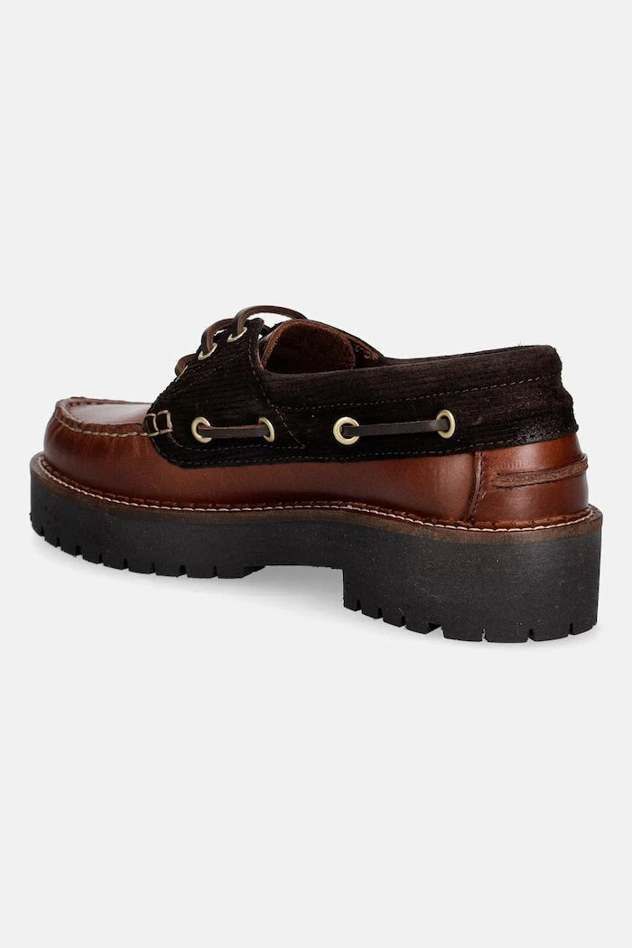 Barbour мокасини дамски от кожа Darras