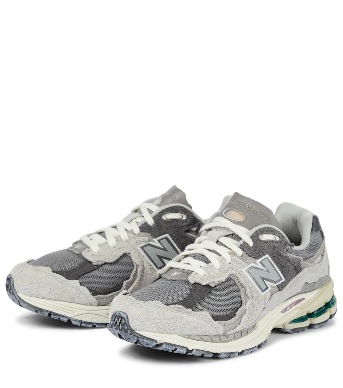 New Balance - 2002R suede and mesh sneakers