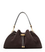 Jimmy Choo Brown Medium Cinch Suede Shoulder Bag