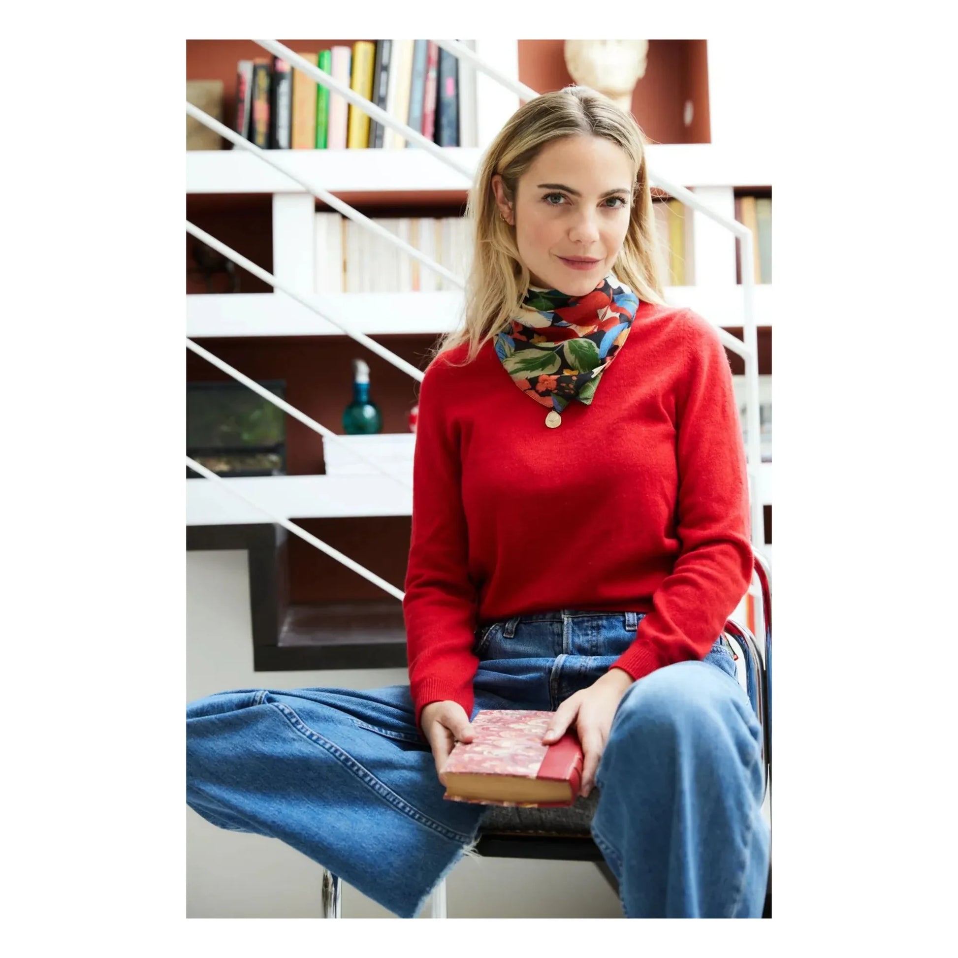 Paloma Collection - Alma Berries scarf | Green