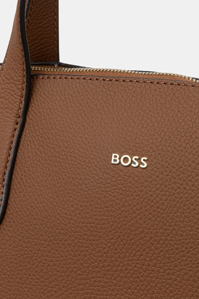 BOSS kadın suni deri tote çanta Lenah Zip Tote M