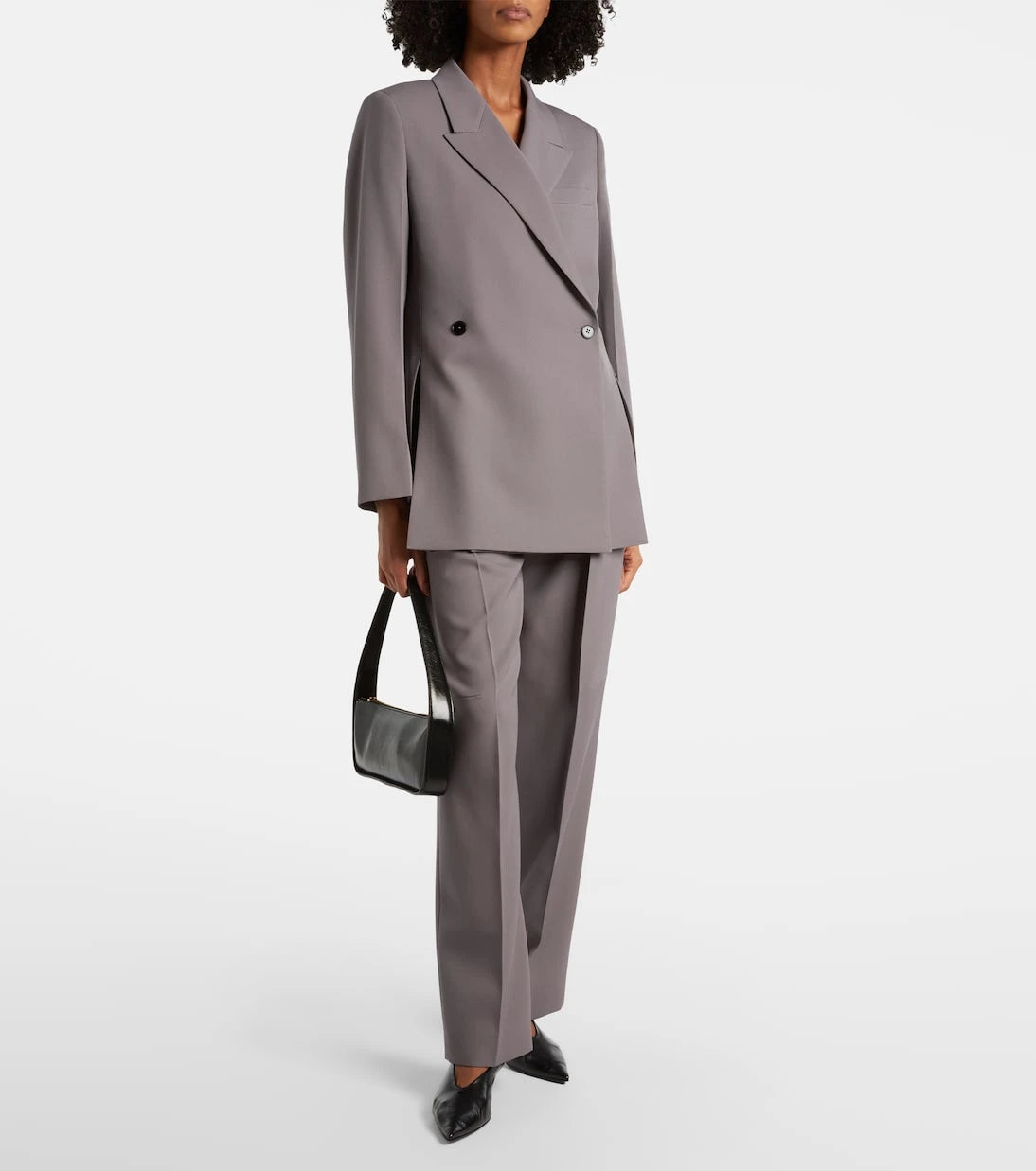 Jil Sander - Double-breasted wool gabardine blazer