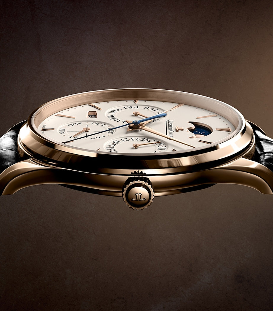 Pink Gold Master Ultra Thin Perpetual Calendar Watch 39mm