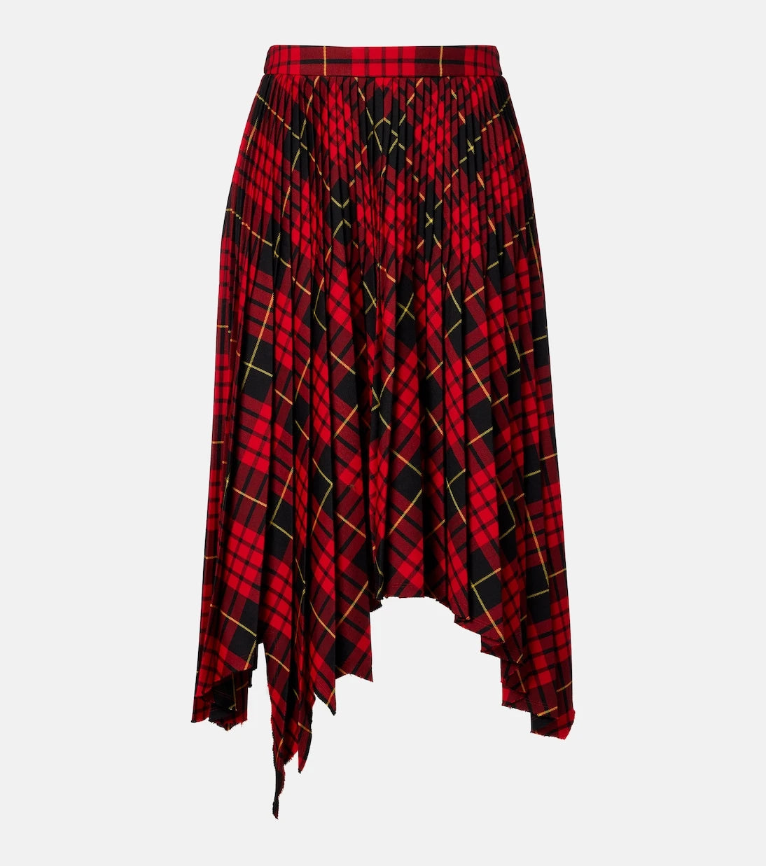McQueen - MacQueen Tartan pleated midi skirt