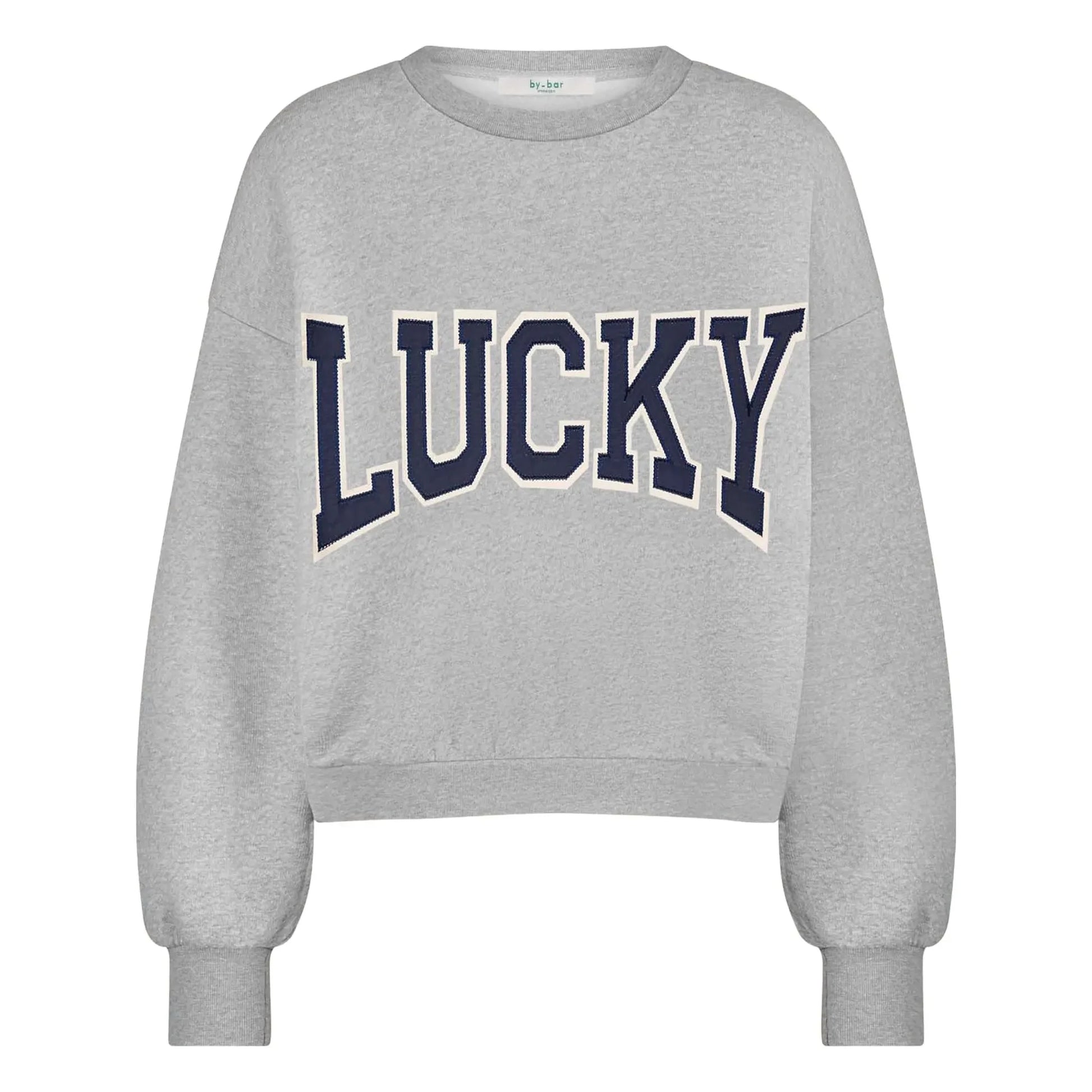 By Bar - Bibi Patchwork Sweat | Heather grey