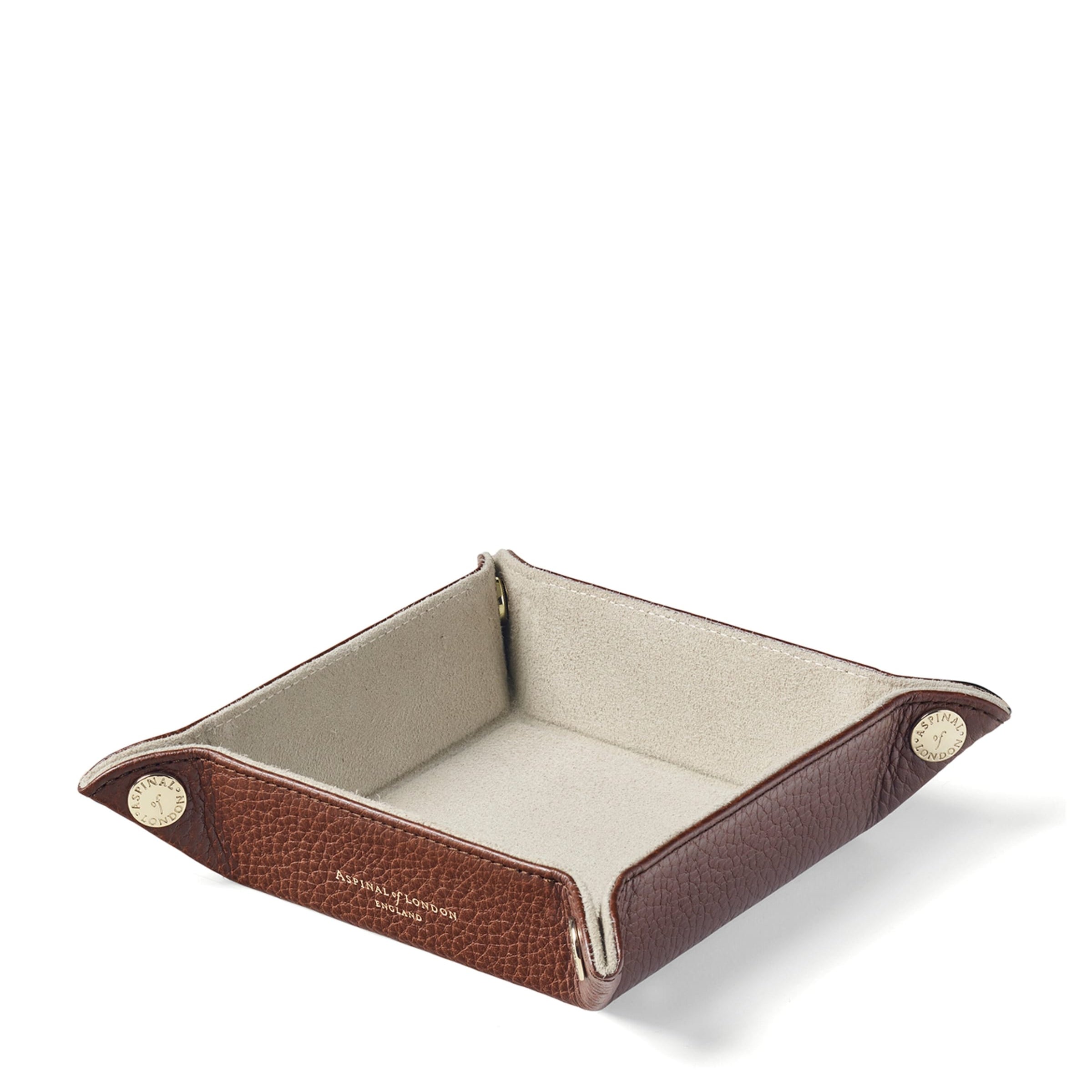 Mini Leather Tidy Tray (16cm x 16cm)