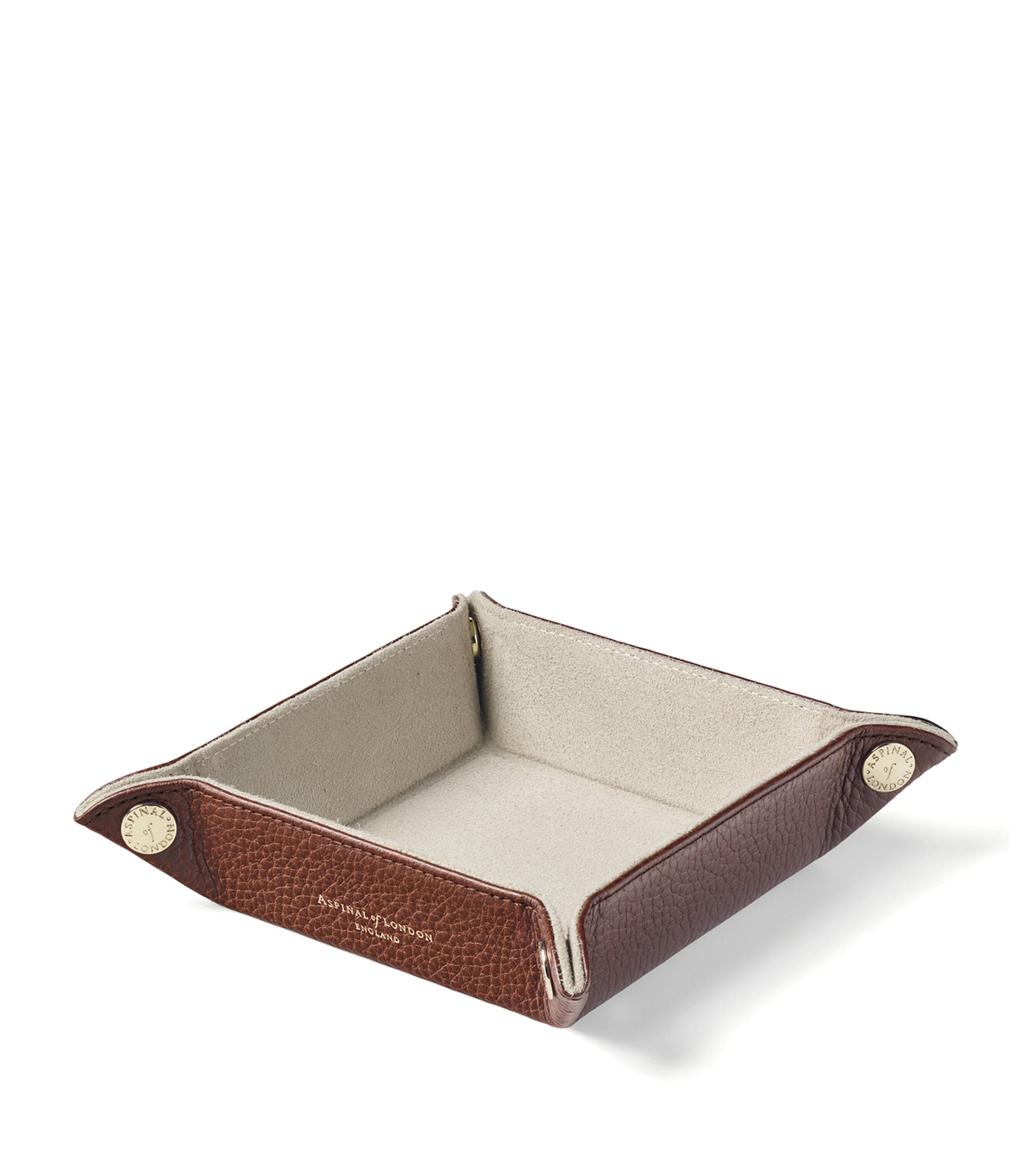 Mini Leather Tidy Tray (16cm x 16cm)