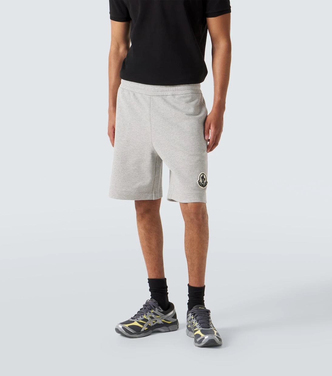 Moncler - Cotton jersey Bermuda shorts