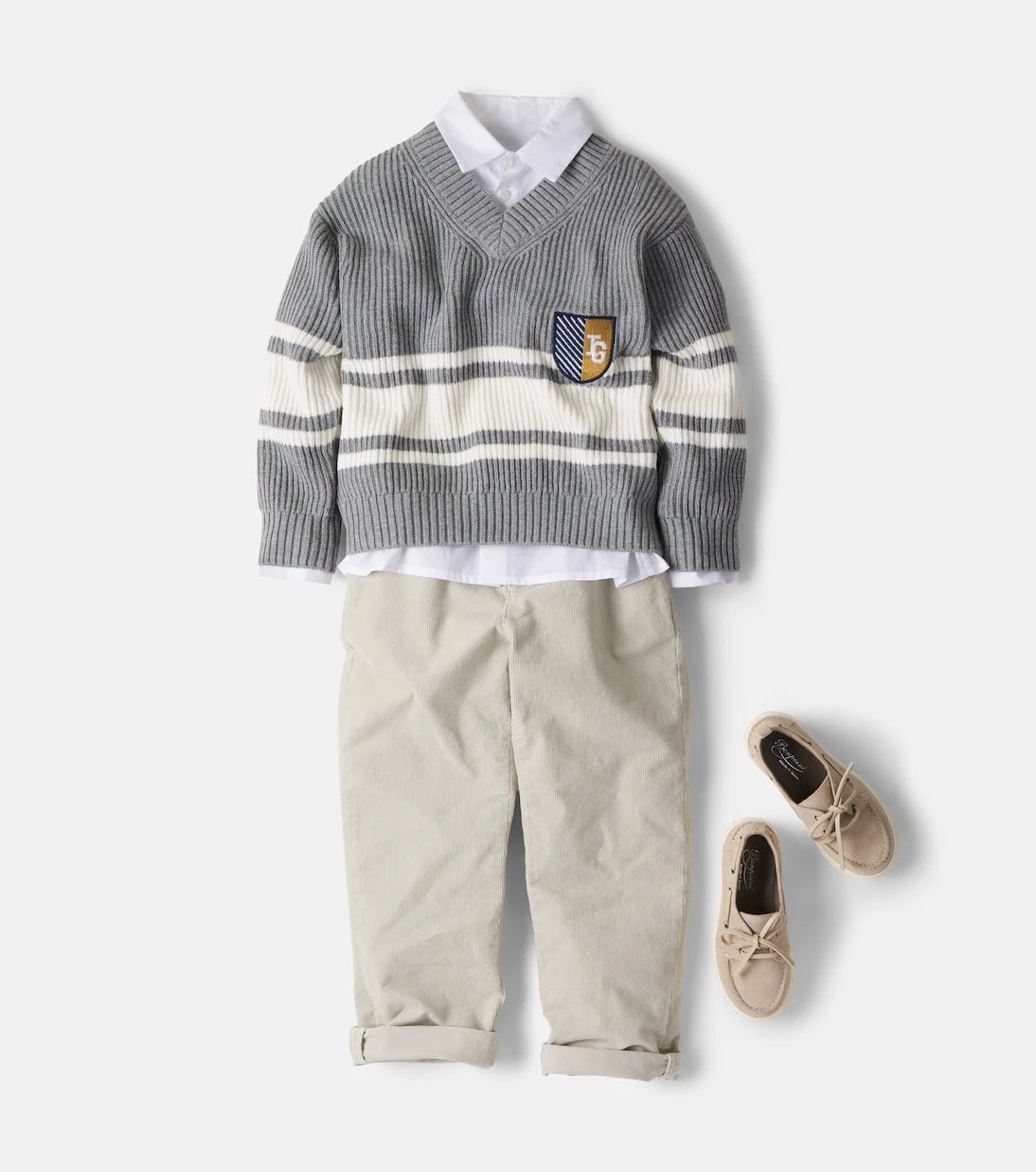 Il Gufo - Striped cotton sweater