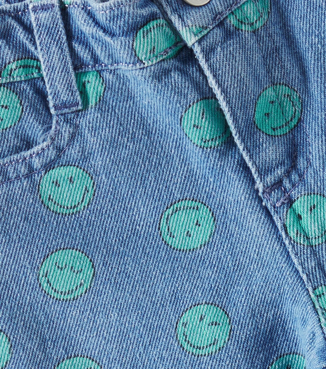 The New Society - Baby Smiley printed jeans