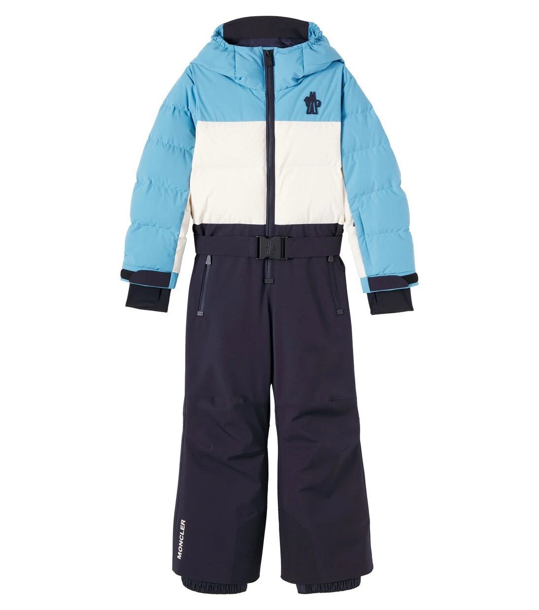 Moncler Grenoble Enfant - Colorblocked down ski suit