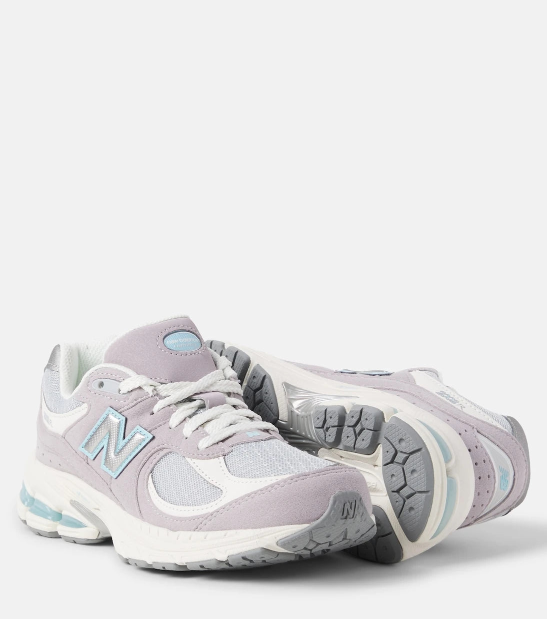 New Balance Kids - حذاء رياضي 2002 بحواف من الشمواه