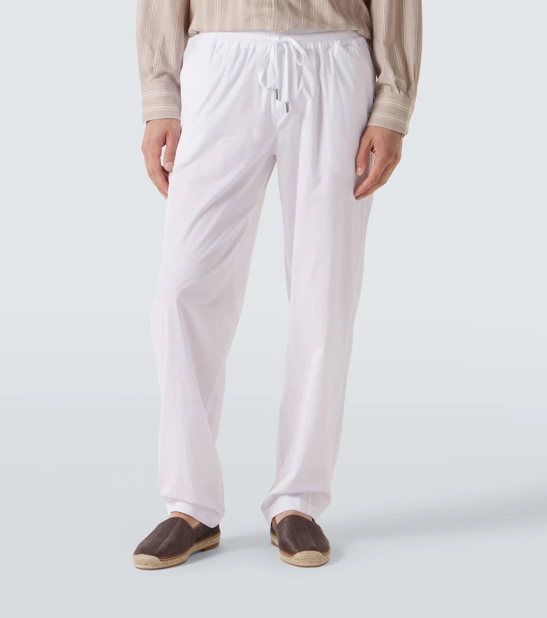 Fedeli - Cotton-blend straight pants