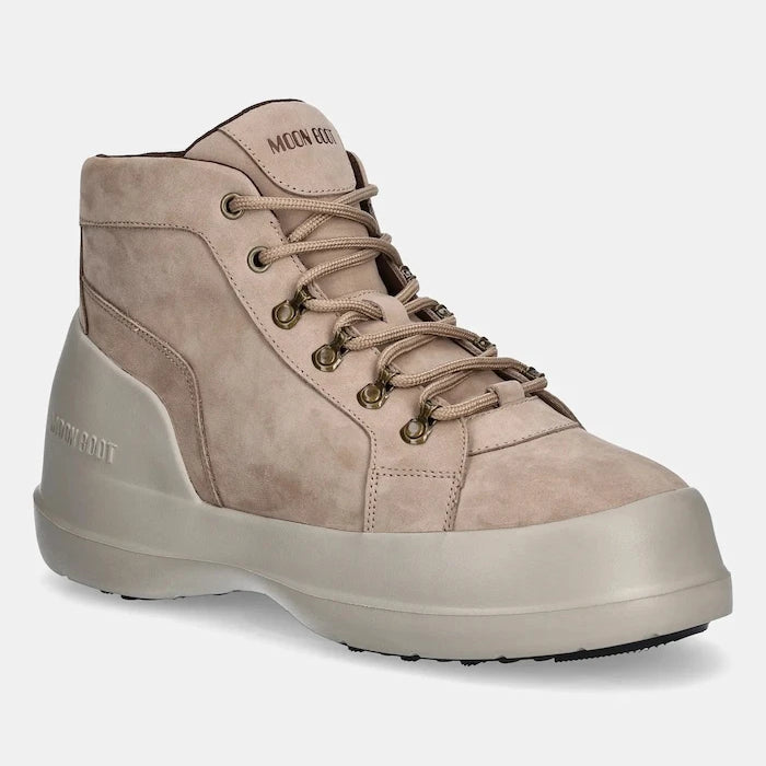Туристически обувки от набук Moon Boot MB LUNA TREK MID NUBUCK