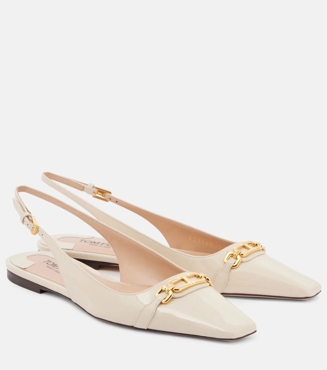 Tom Ford - Patent leather slingback flats