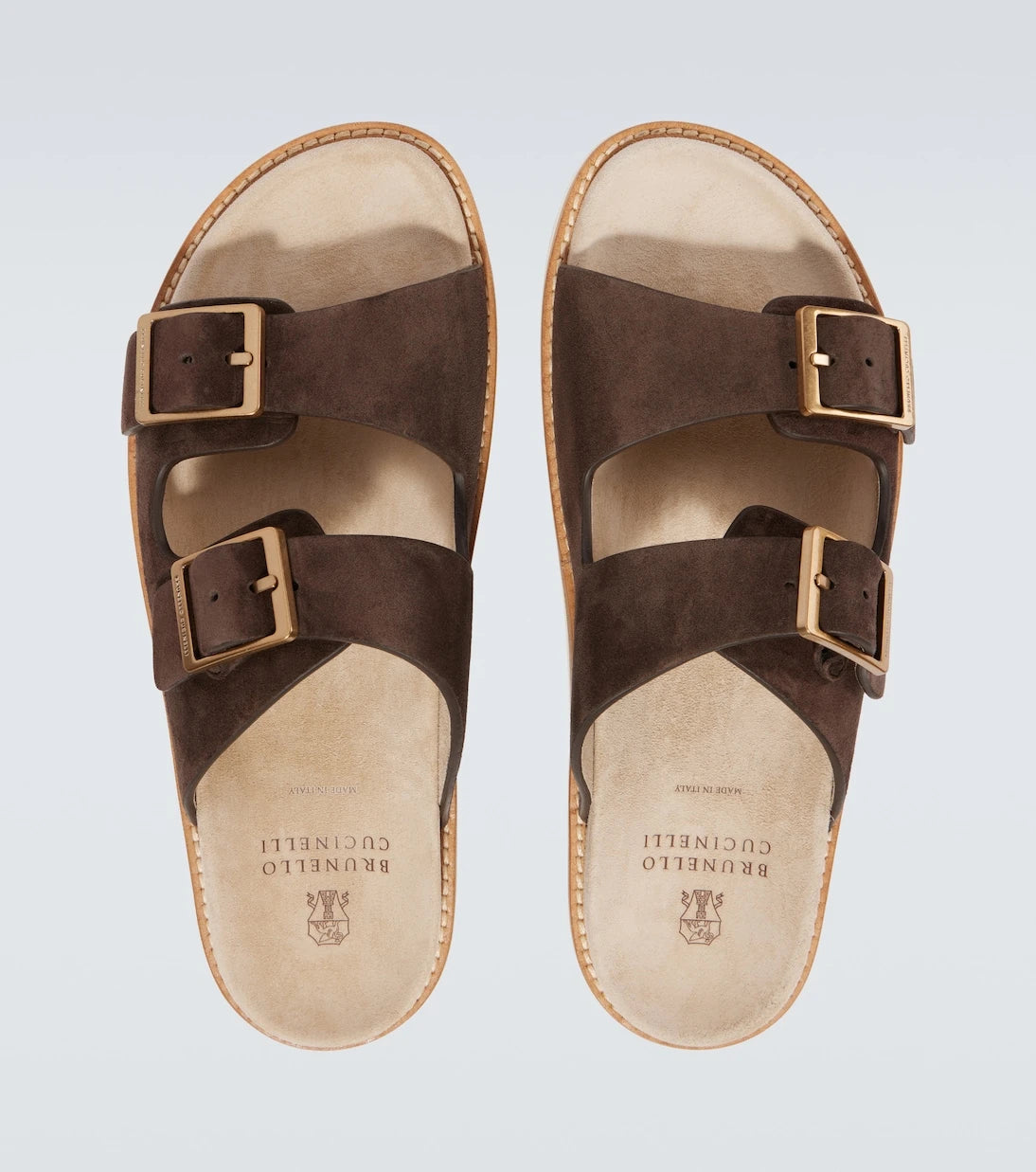 Brunello Cucinelli - Suede slides
