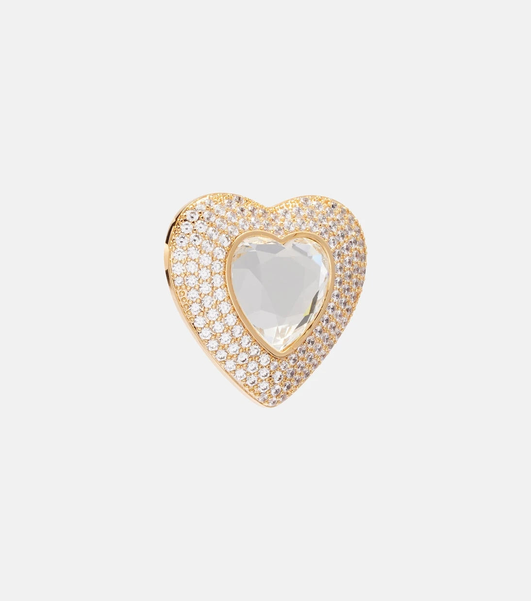 Self-Portrait - Crystal-embellished earrings