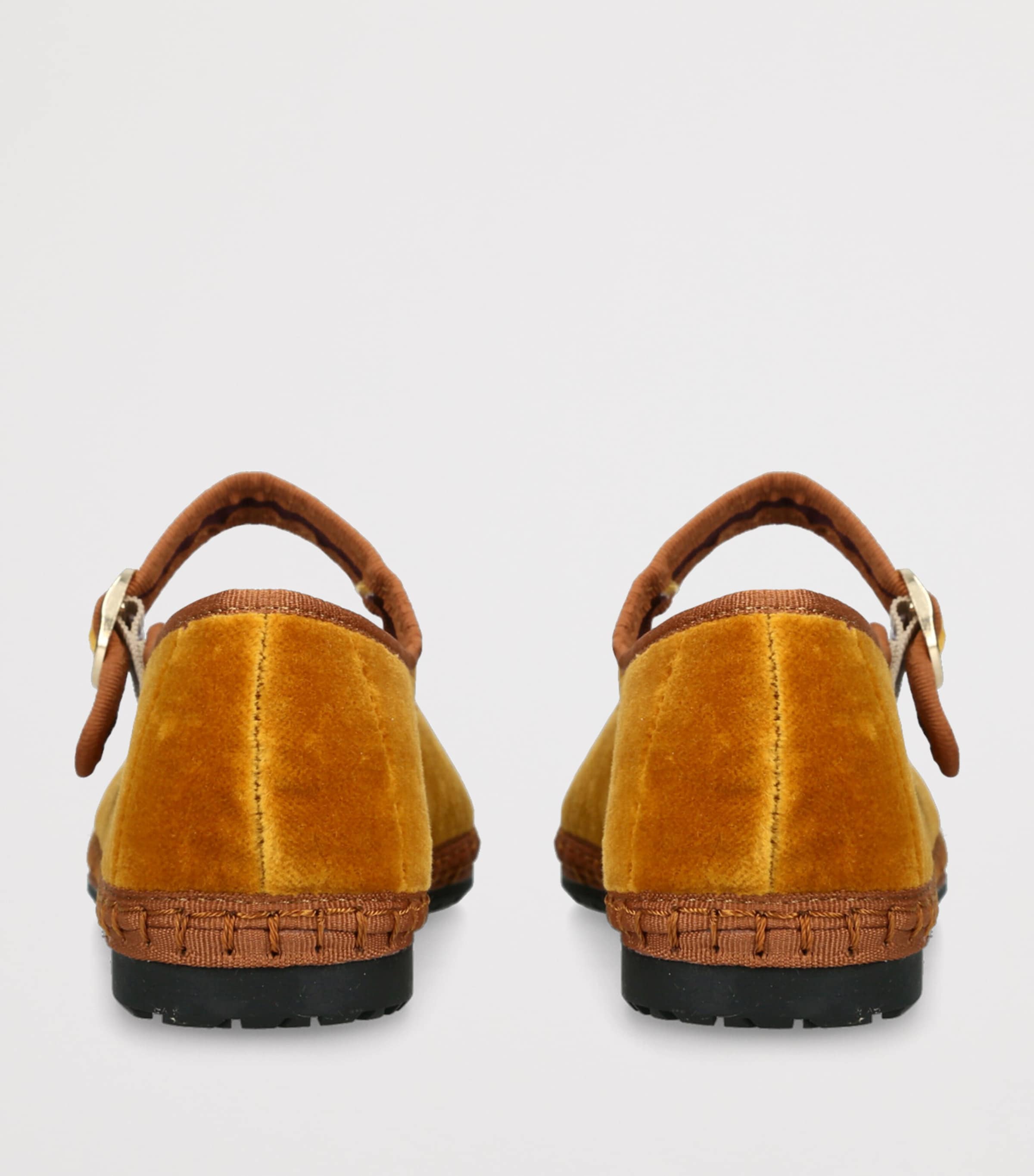Flabelus Multi Velvet Amaranta Mary Janes