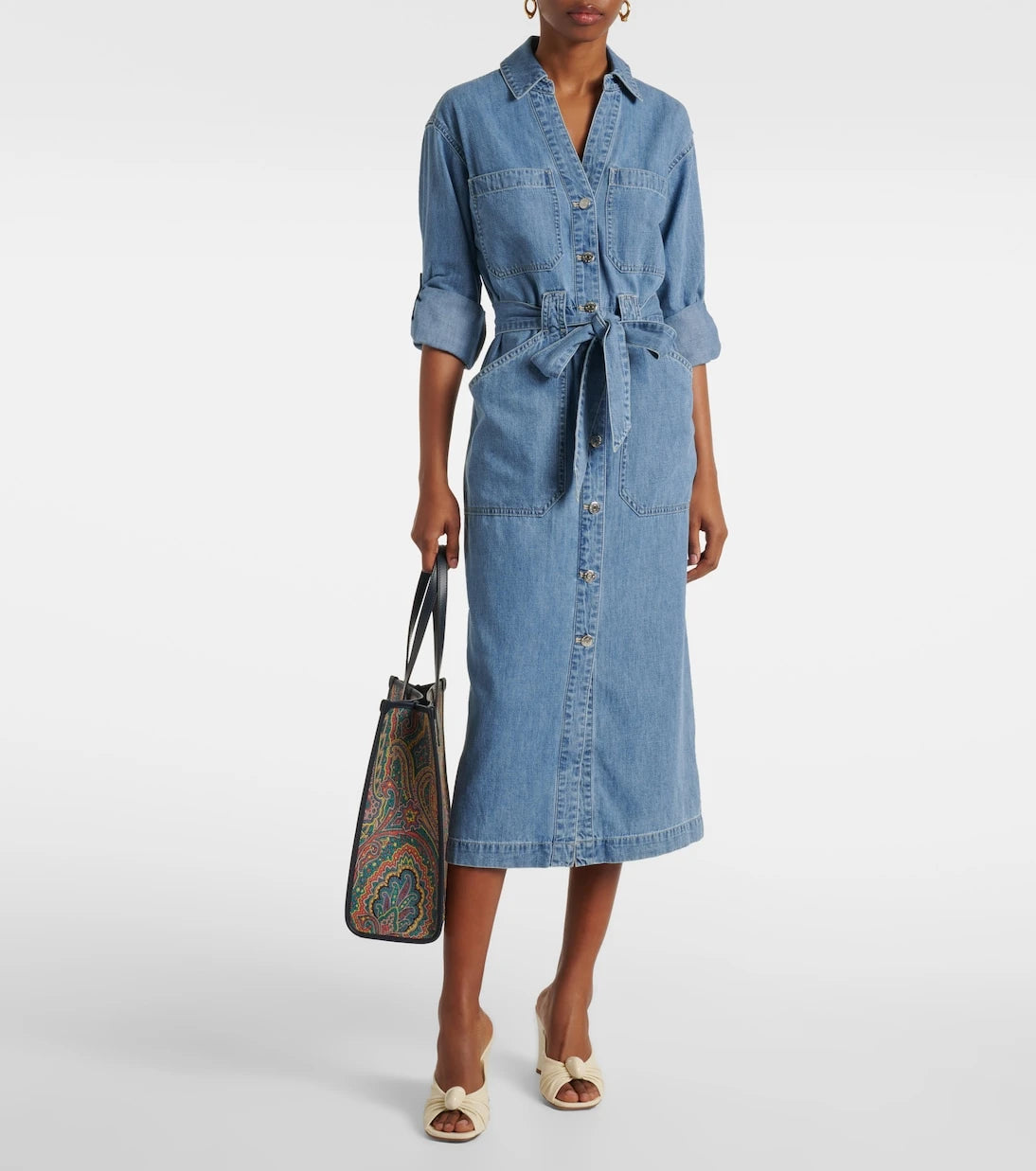 Veronica Beard - Evelyn denim shirt dress