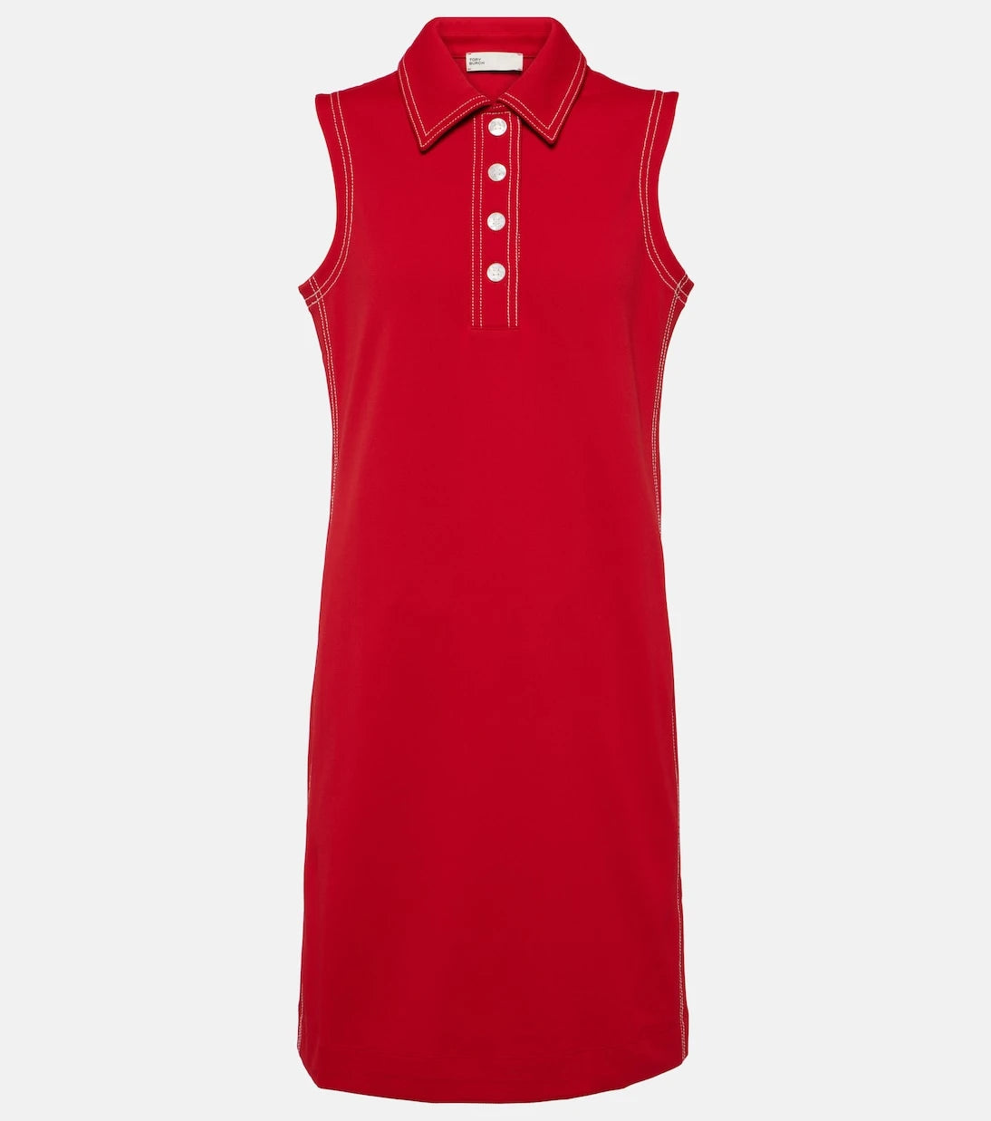 Tory Sport - Contrast Stitch Polo minidress
