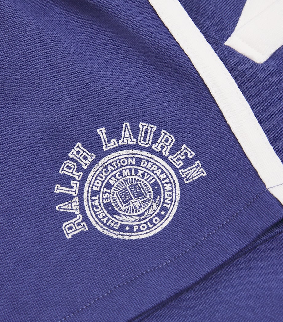 Ralph Lauren Kids Cotton Varsity Polo Shirt and Shorts Set (3-12 Months)