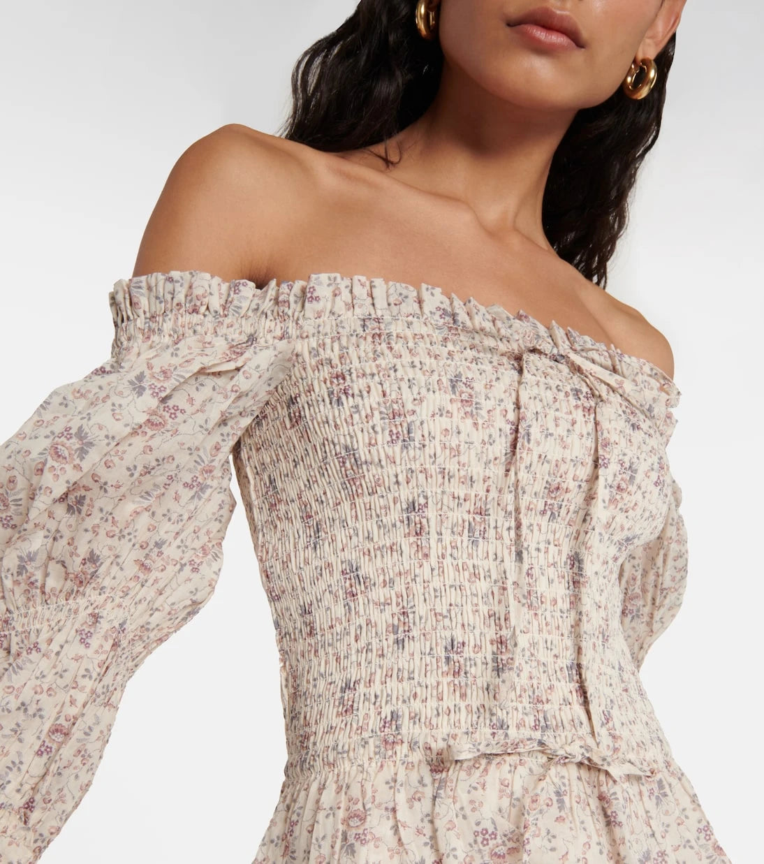 Polo Ralph Lauren - Floral off-shoulder cotton top