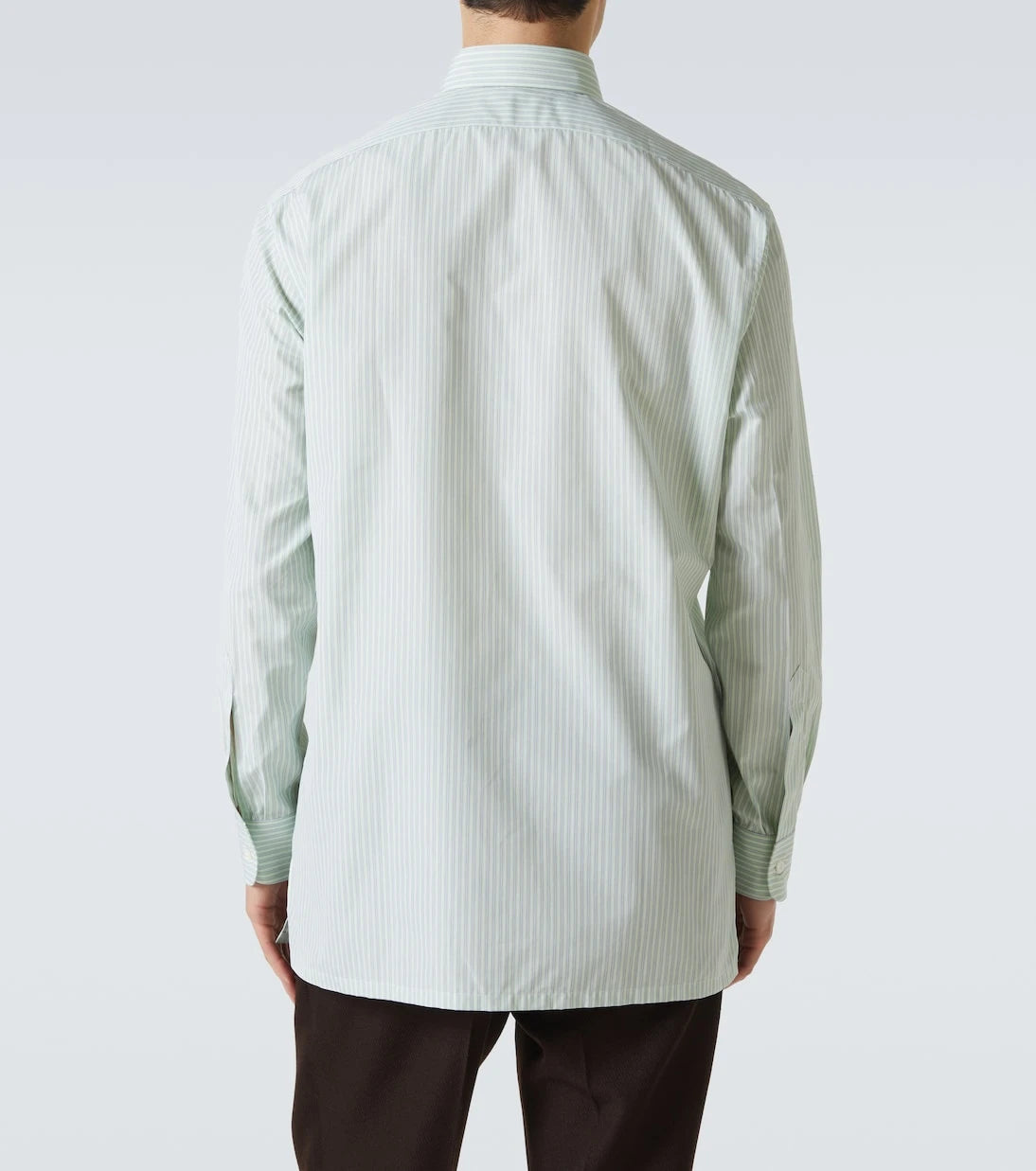 Charvet - Striped cotton poplin shirt