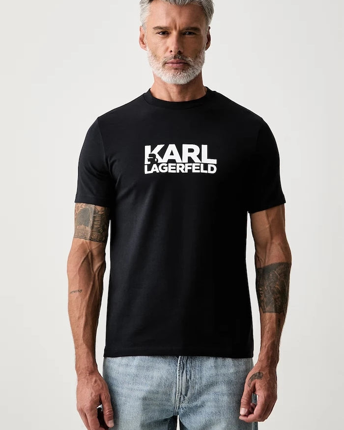 Karl Lagerfeld erkek pamuk elastan tişört