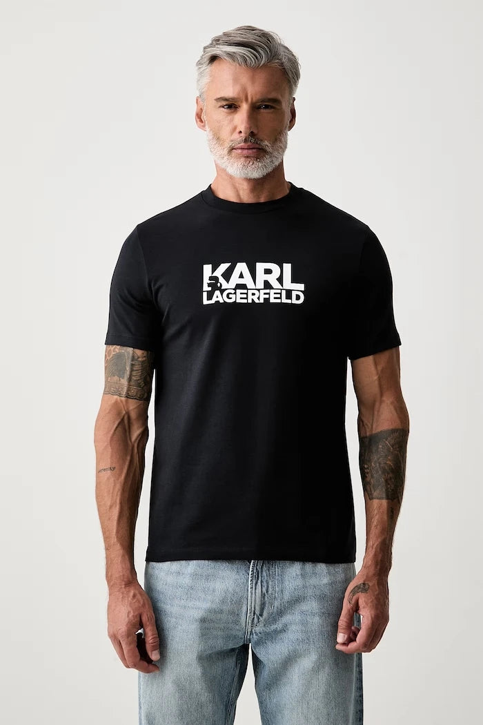 Karl Lagerfeld erkek pamuk elastan tişört