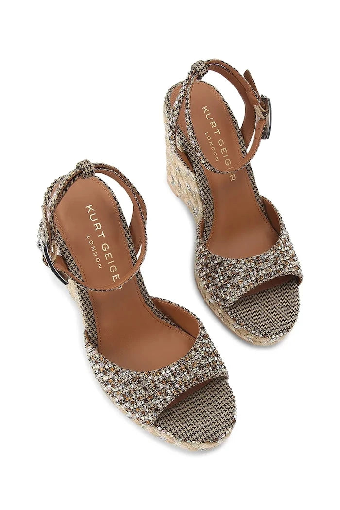 Kurt Geiger London Espadrille Dolgu Topuklu Sandalet