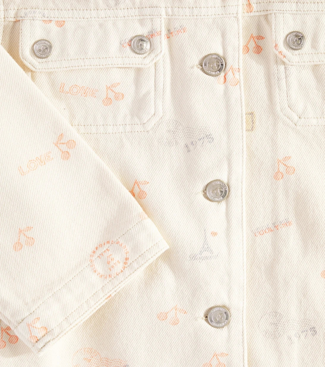 Bonpoint - Gillie printed denim jacket