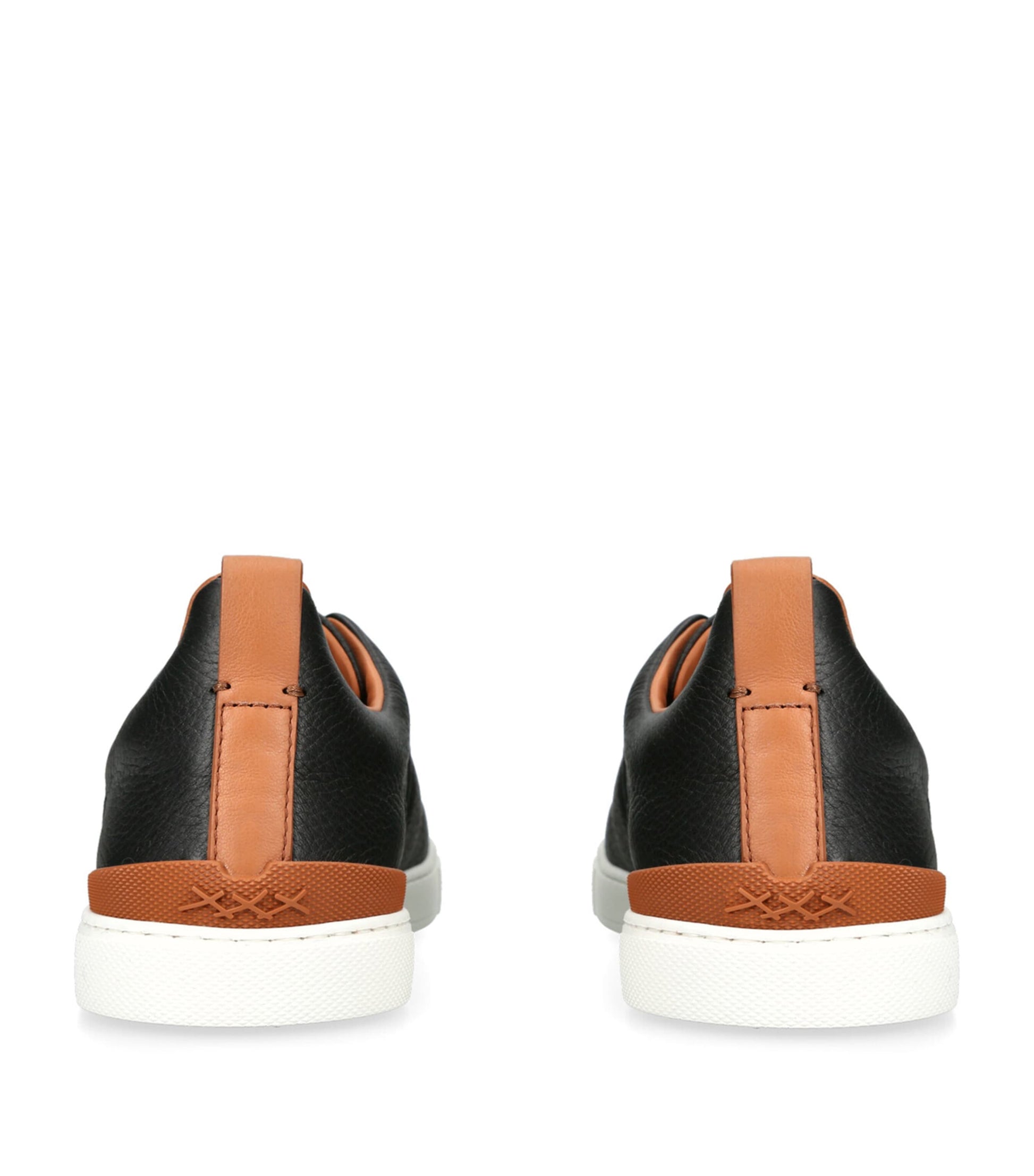 Leather Triple Stitch Sneakers