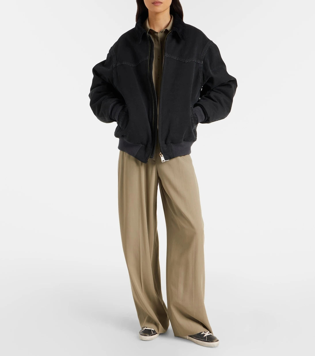 Golden Goose - Super-Star shearling-trimmed leather sneakers