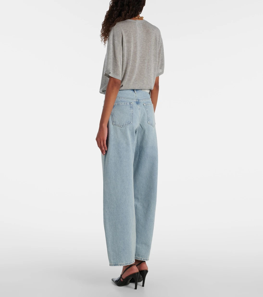 7 For All Mankind - Twisted Bonnie mid-rise barrel jeans