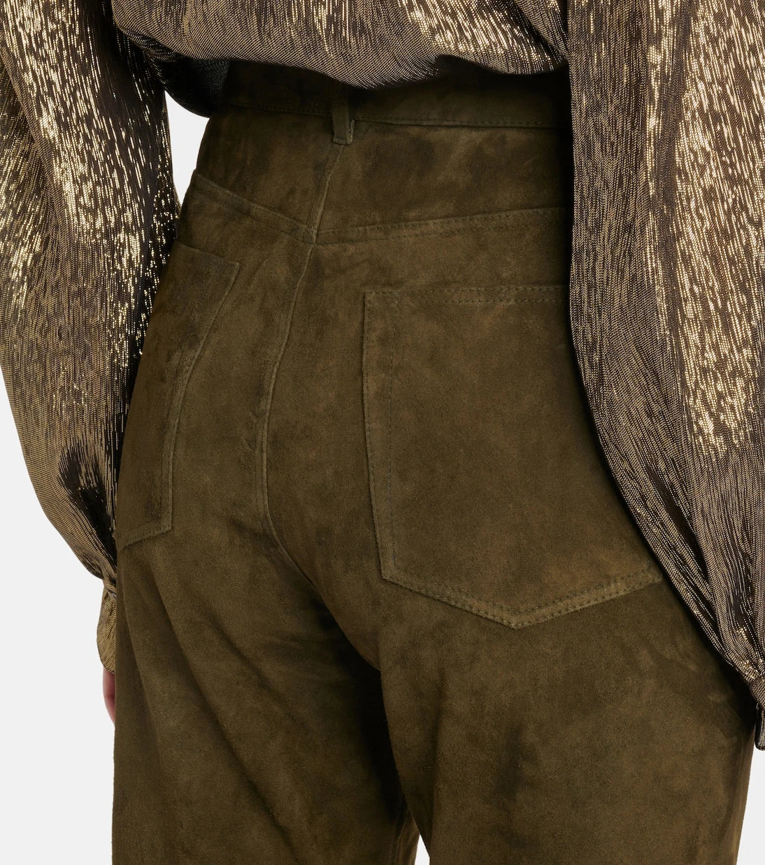 Chloé - Suede slim pants