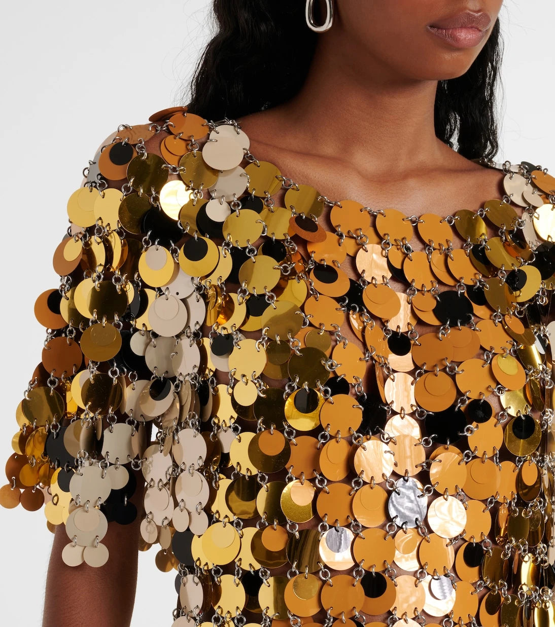 Rabanne - Embellished minidress