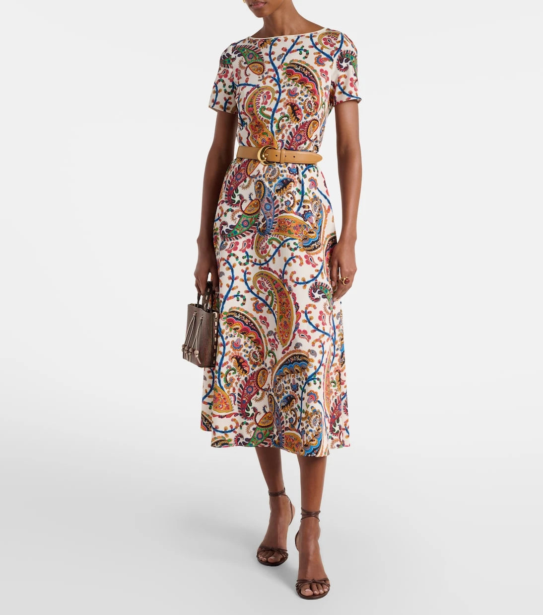Etro - Printed midi dress