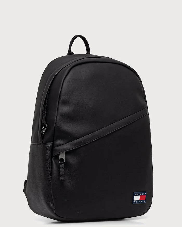 Tommy Jeans erkek suni deri sırt çantası