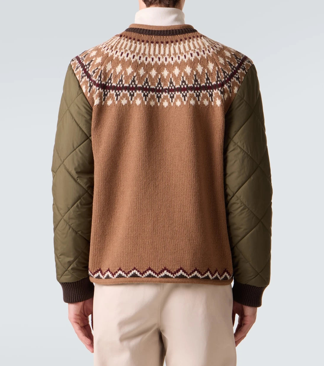 Moncler - Wool-blend jacquard cardigan