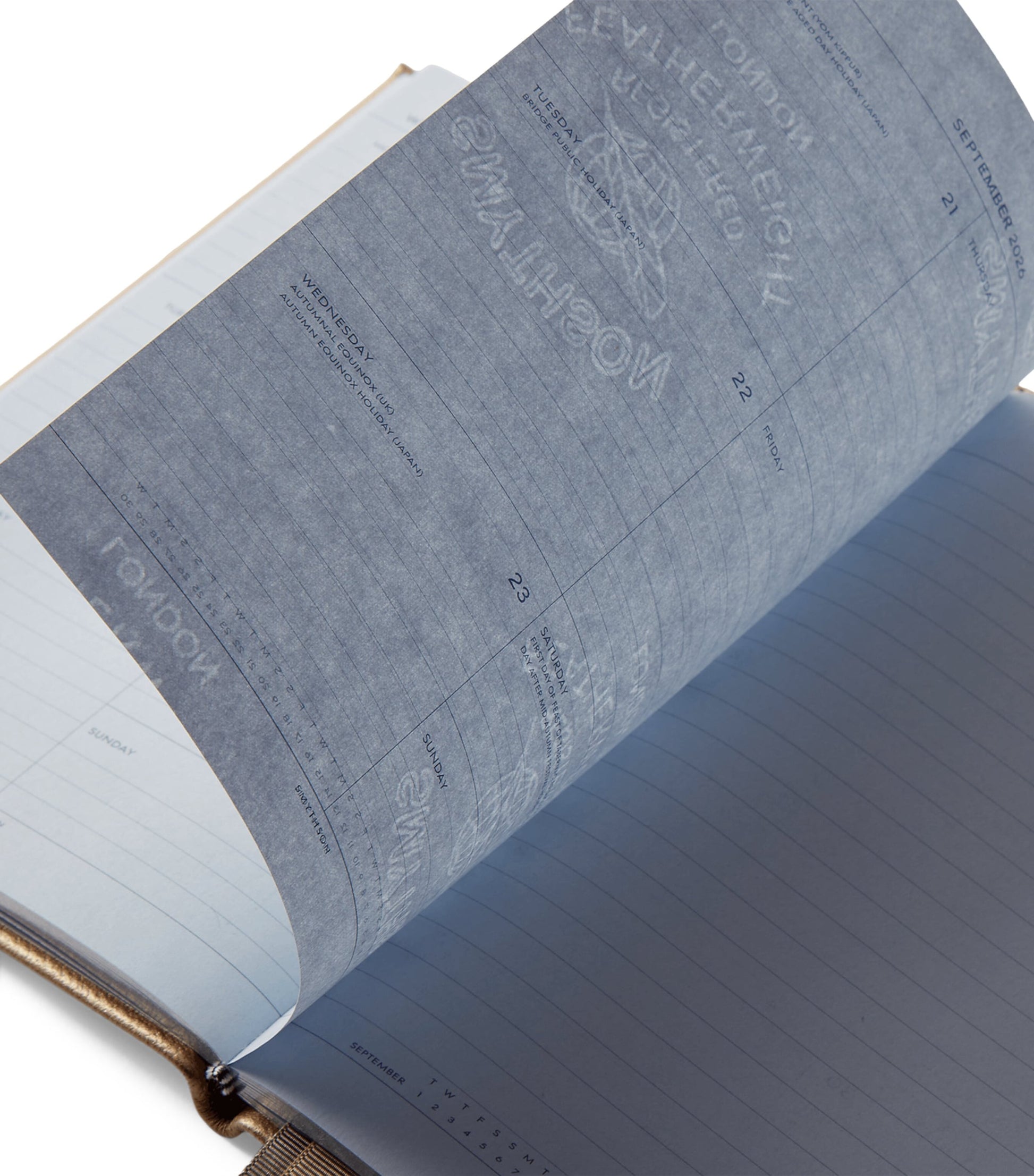 Leather Soho A5 2026 Diary