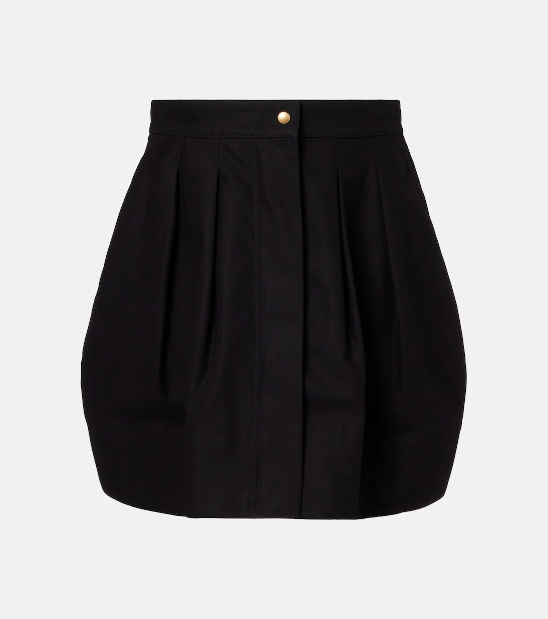 Max Mara - Pilili pamuklu gabardin mini etek