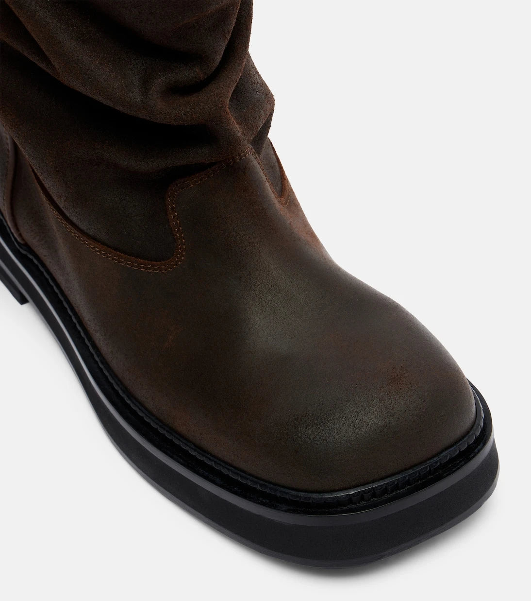 The Attico - Robin Passeggiata leather combat boots