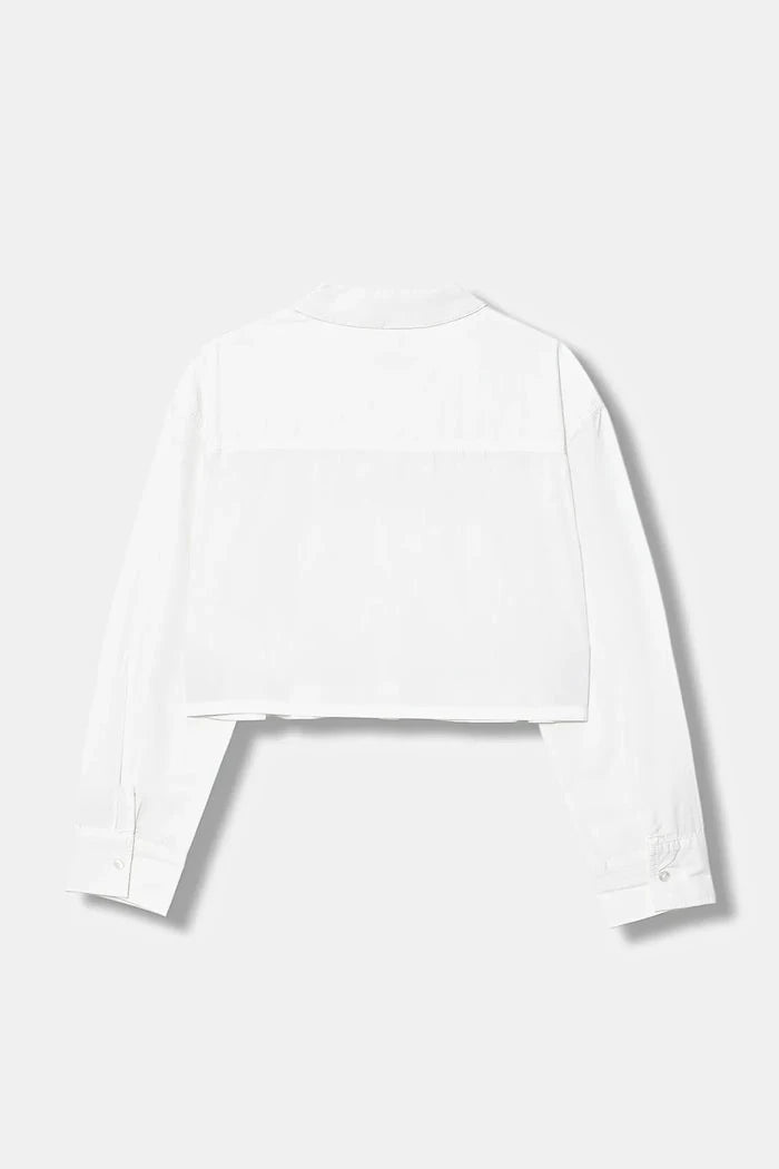 Детска памучна риза Guess