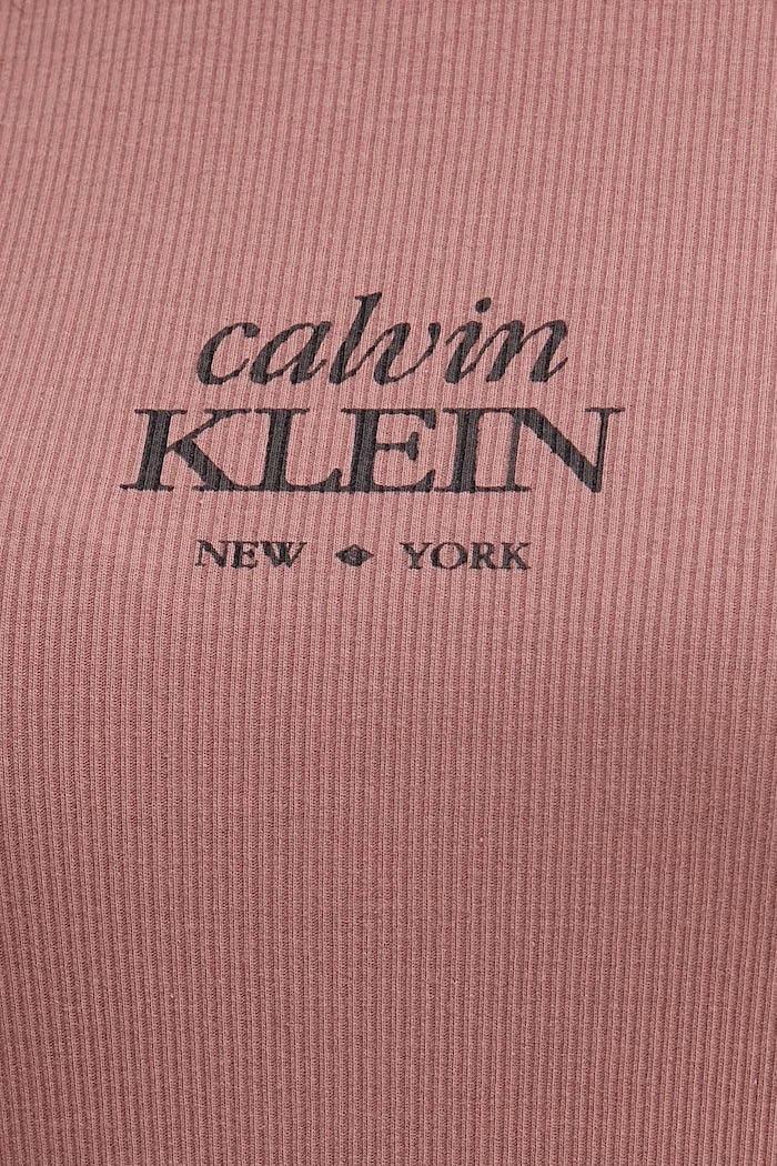 Calvin Klein Jeans рокля от памук с еластан